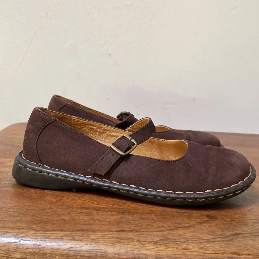 Lands' End Brown Kids Mary Jane Shoes